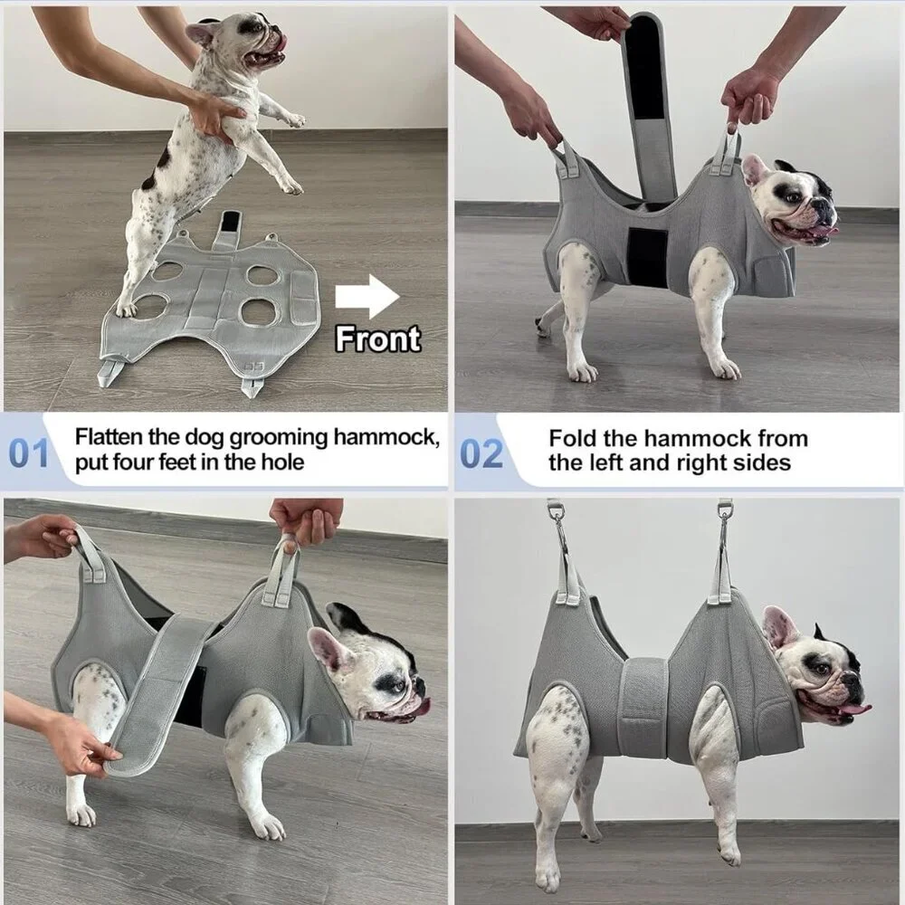 Dog Grooming Hammock Hanging Harness for Nail Trimming